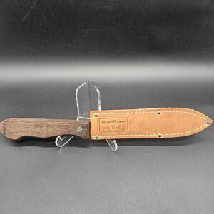 Vintage KABAR Fish Fillet Knife #1383 w/ Leather Sheath Filet Knives